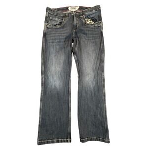 Mountain Khakis Mens Classic Fit Straight Leg Jeans Dark Wash Size 36x30 Pants